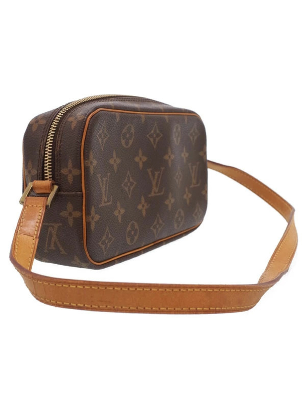 Louis Vuitton Cite Bag Pochette Monogram Hobo Brown